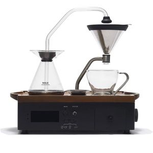 BRAND NEW  Barisieur Coffee Alarm Clock Coffee Maker- 2 ounces, Black Walnut